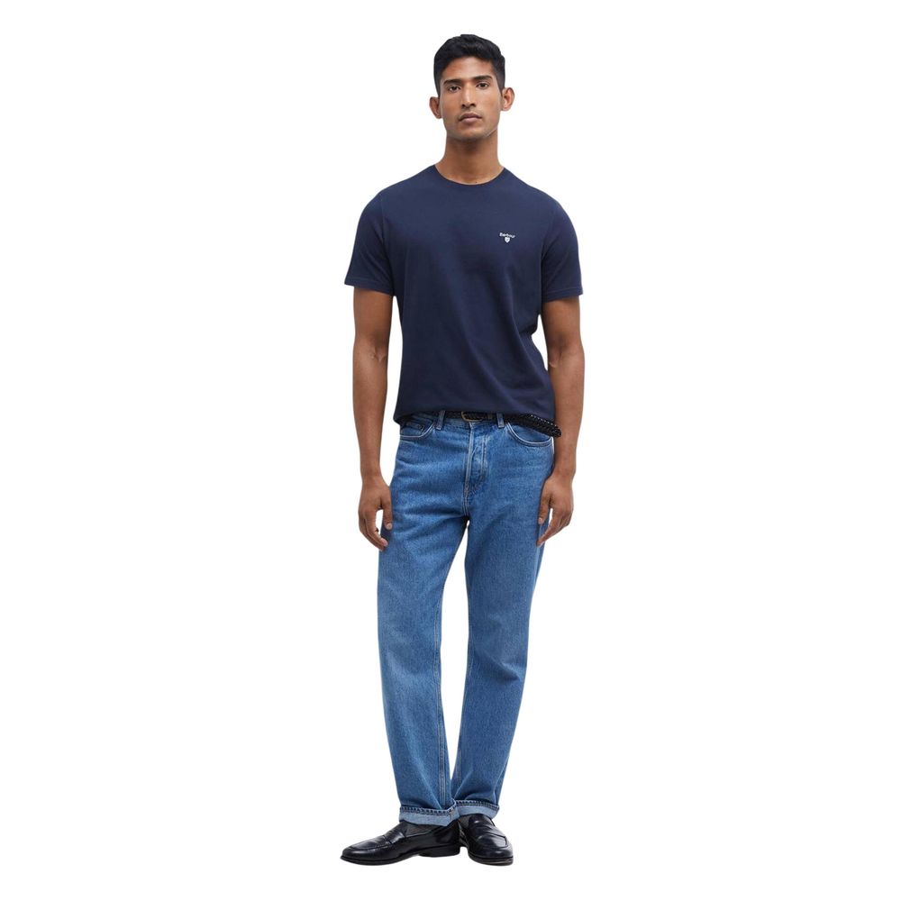 Barbour Blue Cotton T-Shirt