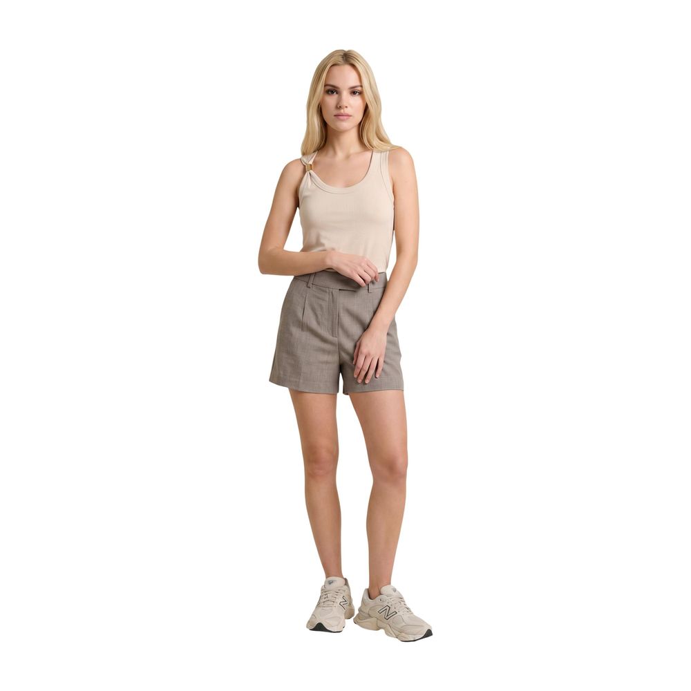 Only Beige Recycled Bermuda Shorts