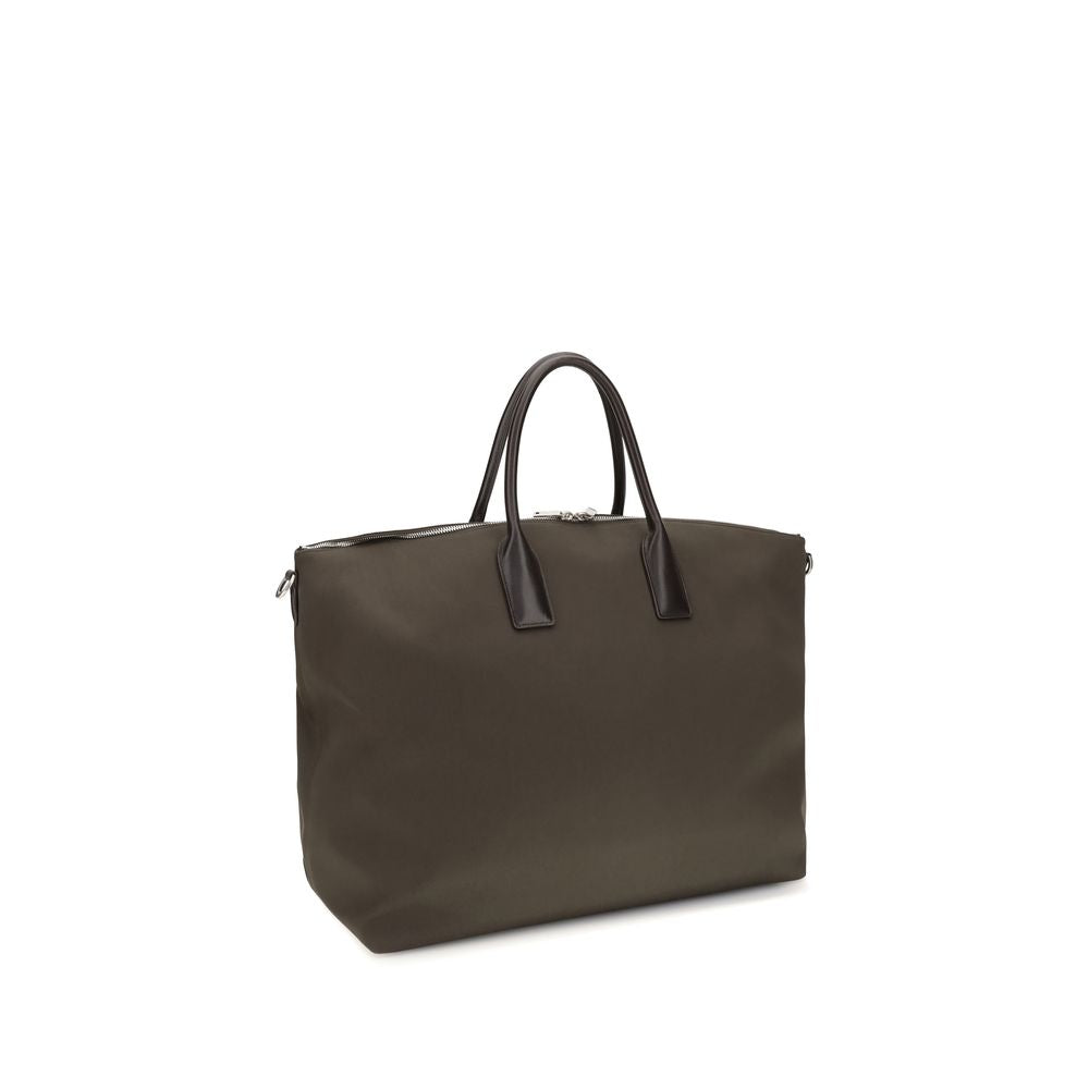 Saint Laurent Brown Leather Luggage And Travel