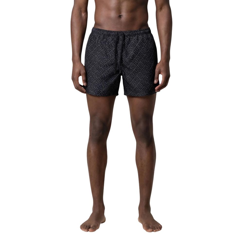 Armani Exchange Black Swim Shorts
