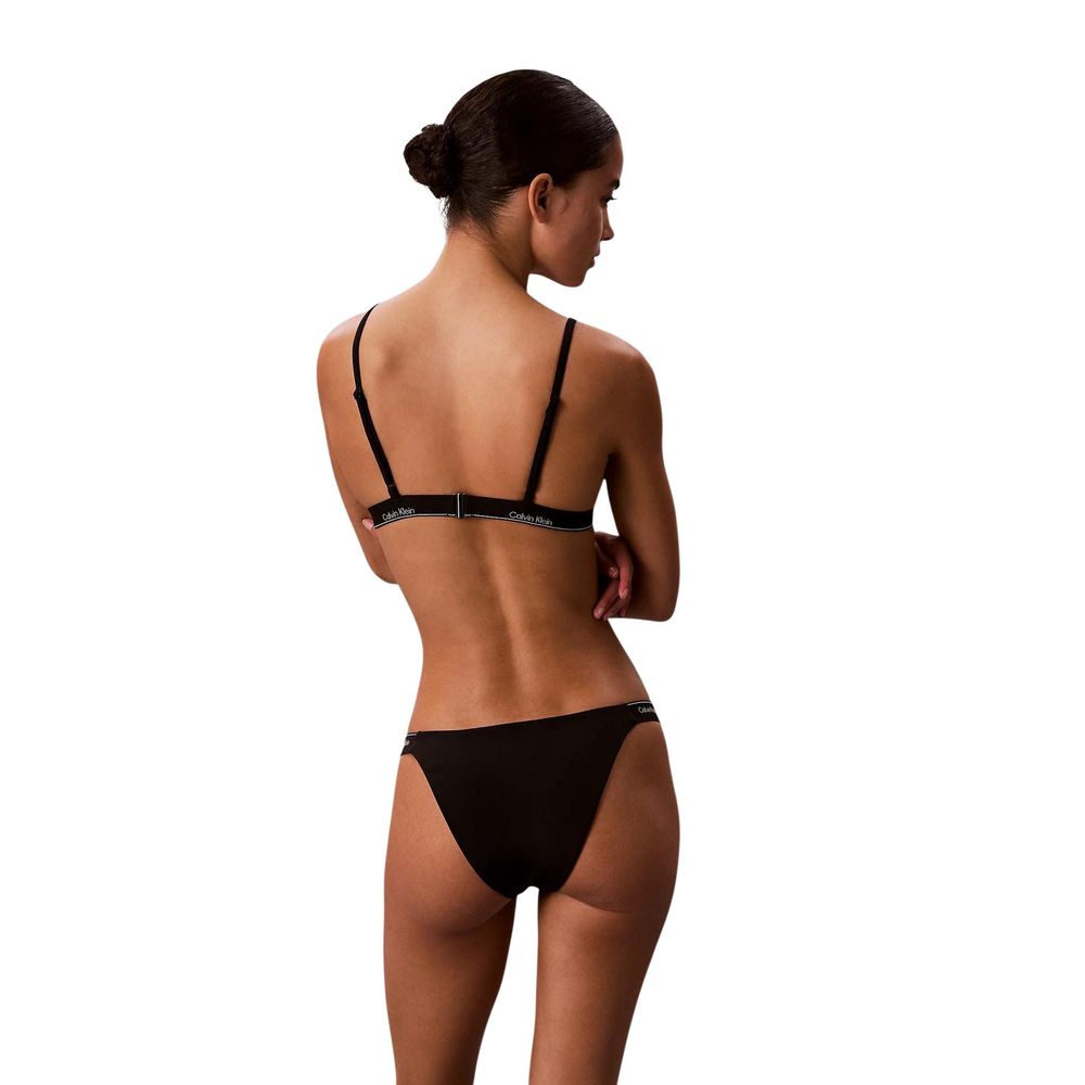 Calvin Klein Jeans Black Recycled Bikini