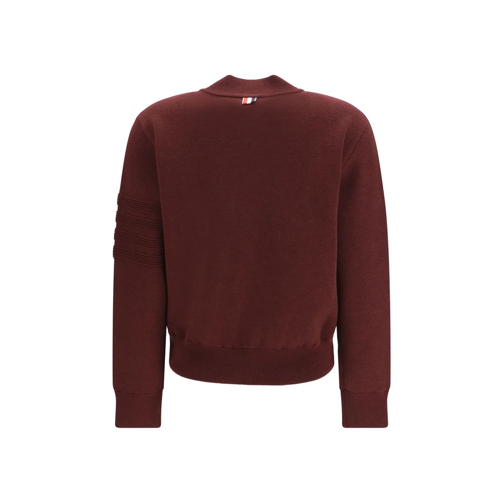 Thom Browne Bordeaux Wool Bomber