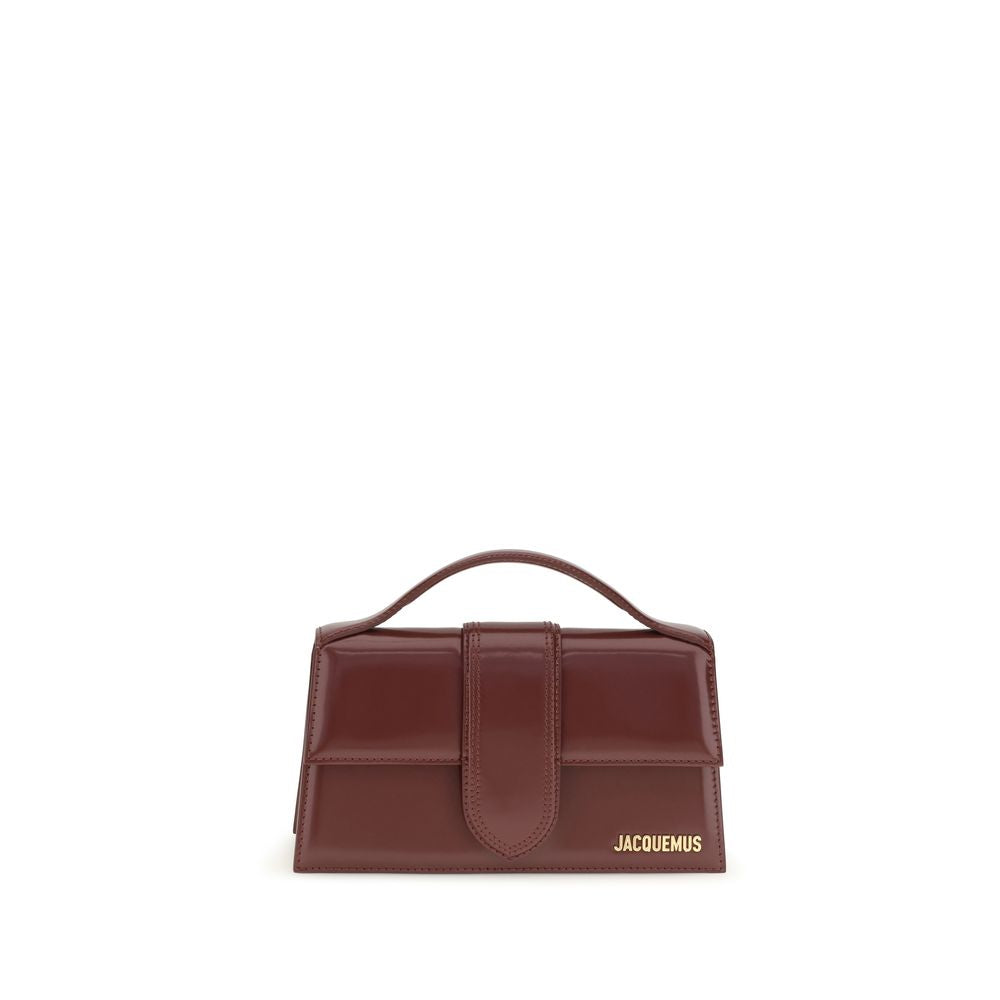 Jacquemus Bordeaux Leather Shoulder Bag