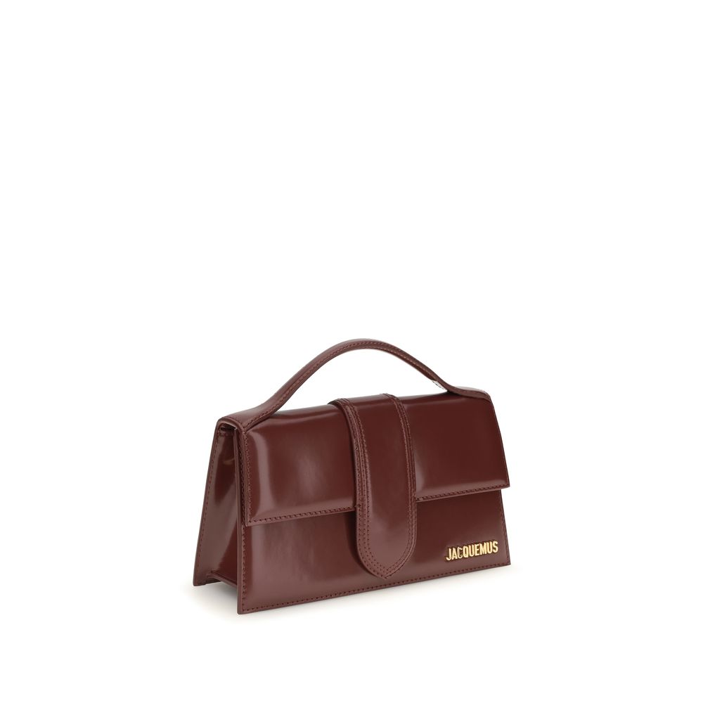 Jacquemus Bordeaux Leather Shoulder Bag