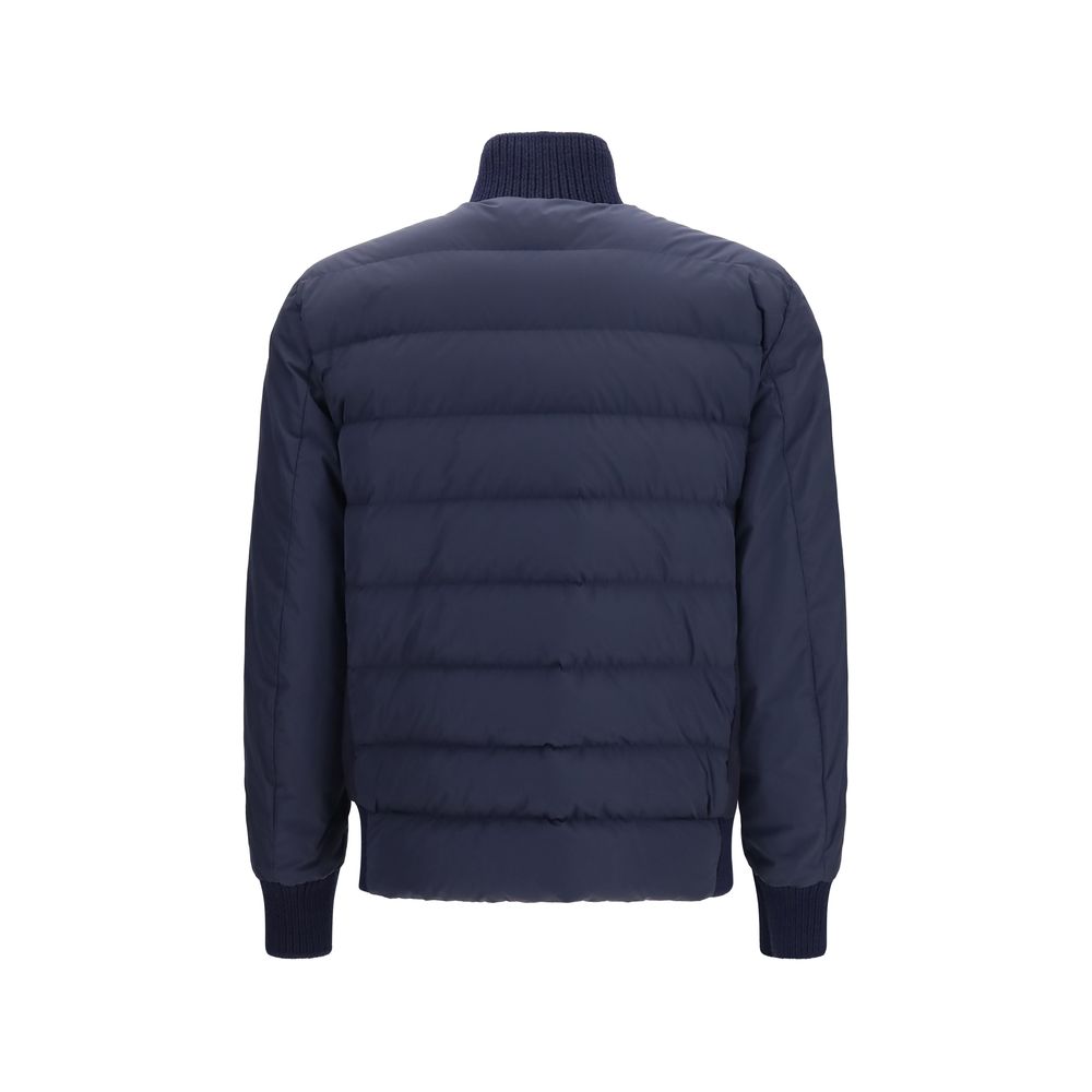 New Moncler Blue Wool Sportswear