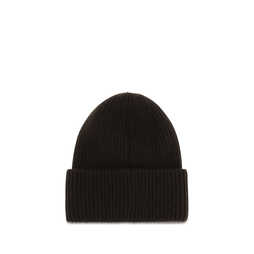 New Moncler Brown Wool Beanie
