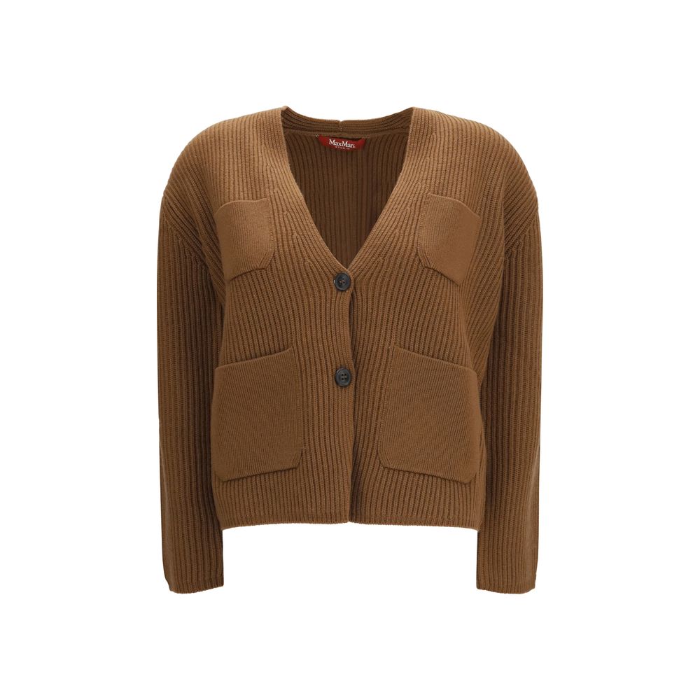 Max Mara Brown Wool Cardigan