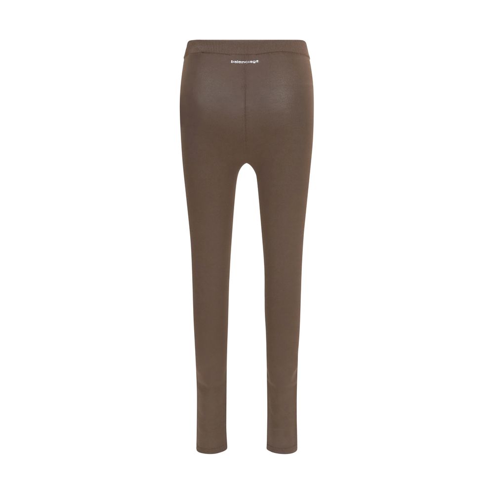 Balenciaga Brown Leggings