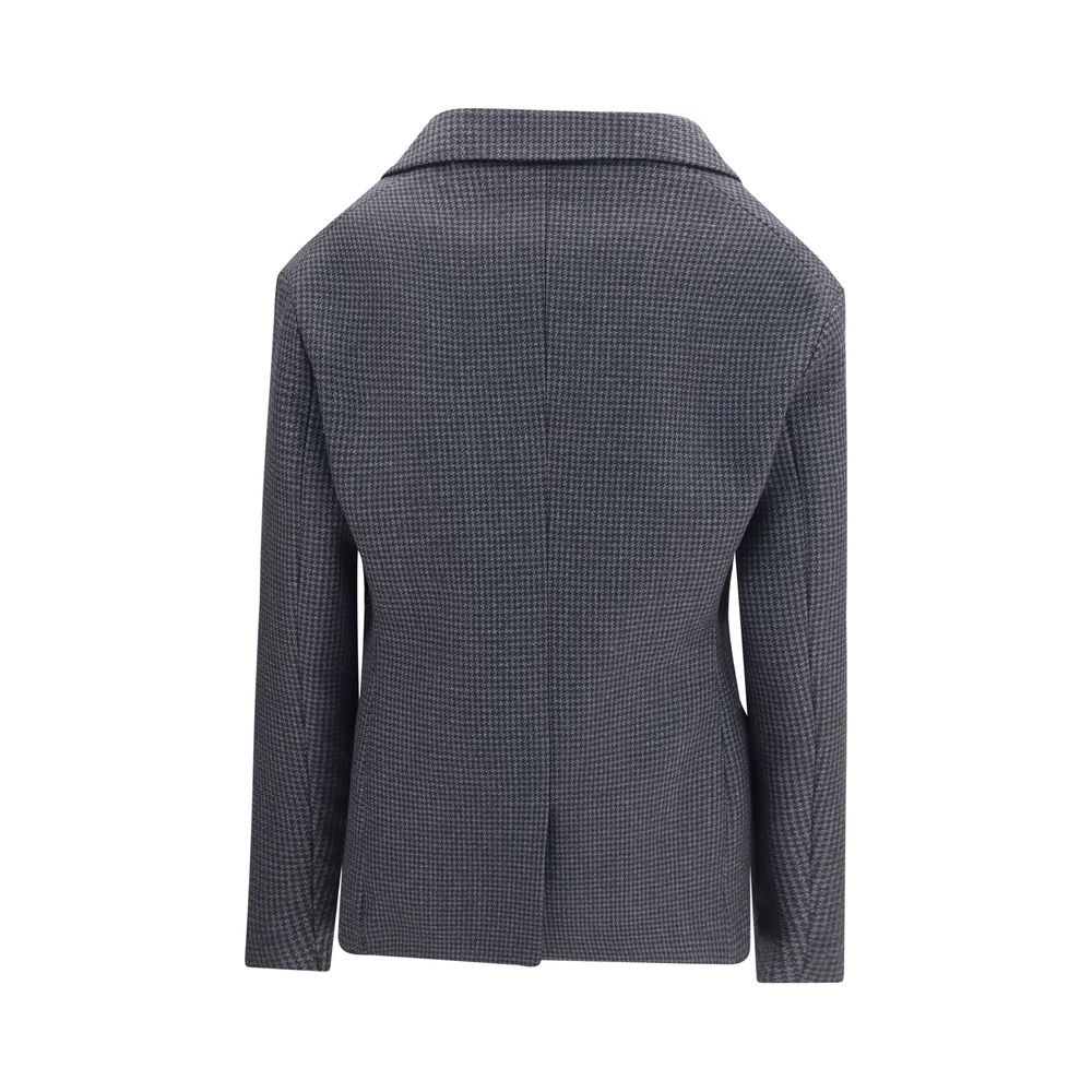 New Balenciaga Gray Wool Blazer