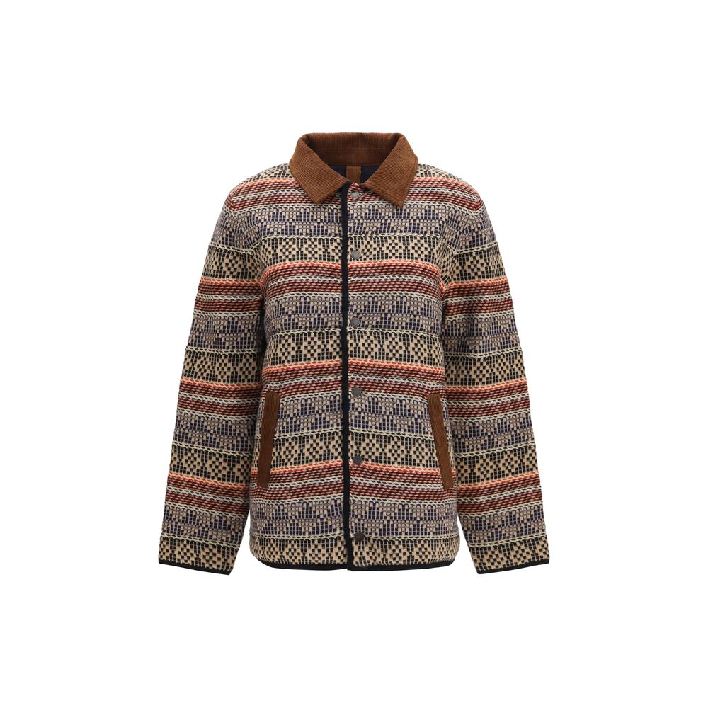 Guest in Residence Brown Wool Full-Length Jacket