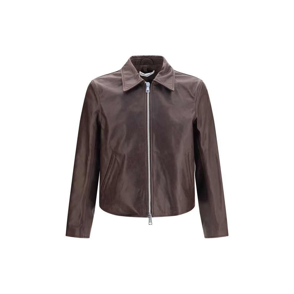 Our Legacy Brown Leather Leather Jacket