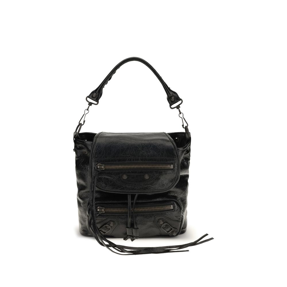Balenciaga Black Aries Backpack