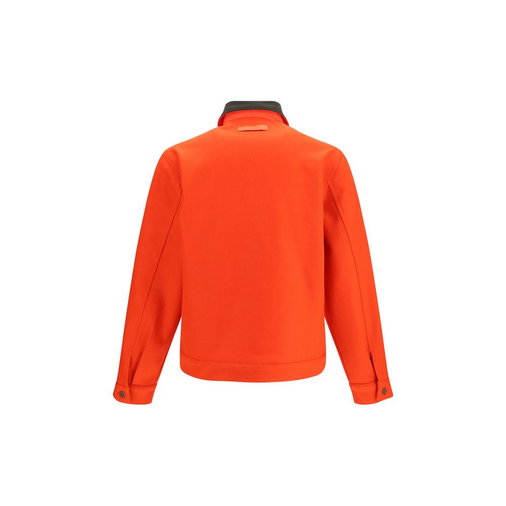 GR10K Red Wool Full-Length Jacket
