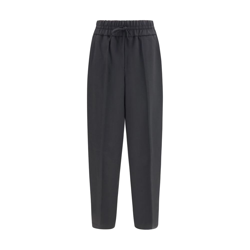 Ami Paris Black Wool Casual Pants