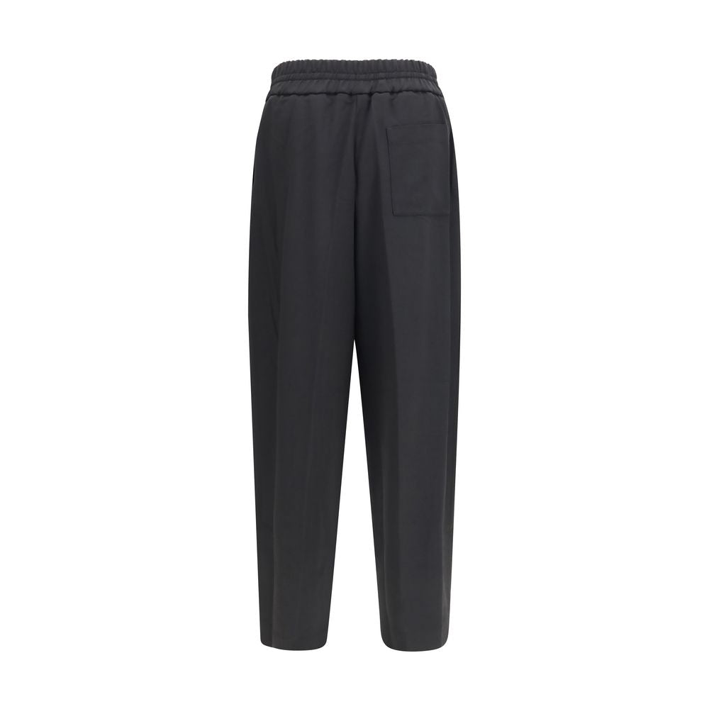 Ami Paris Black Wool Casual Pants