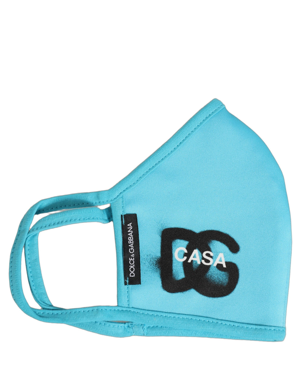 Dolce & Gabbana Blue DG CASA Logo Elastic Ear Strap Face Mask
