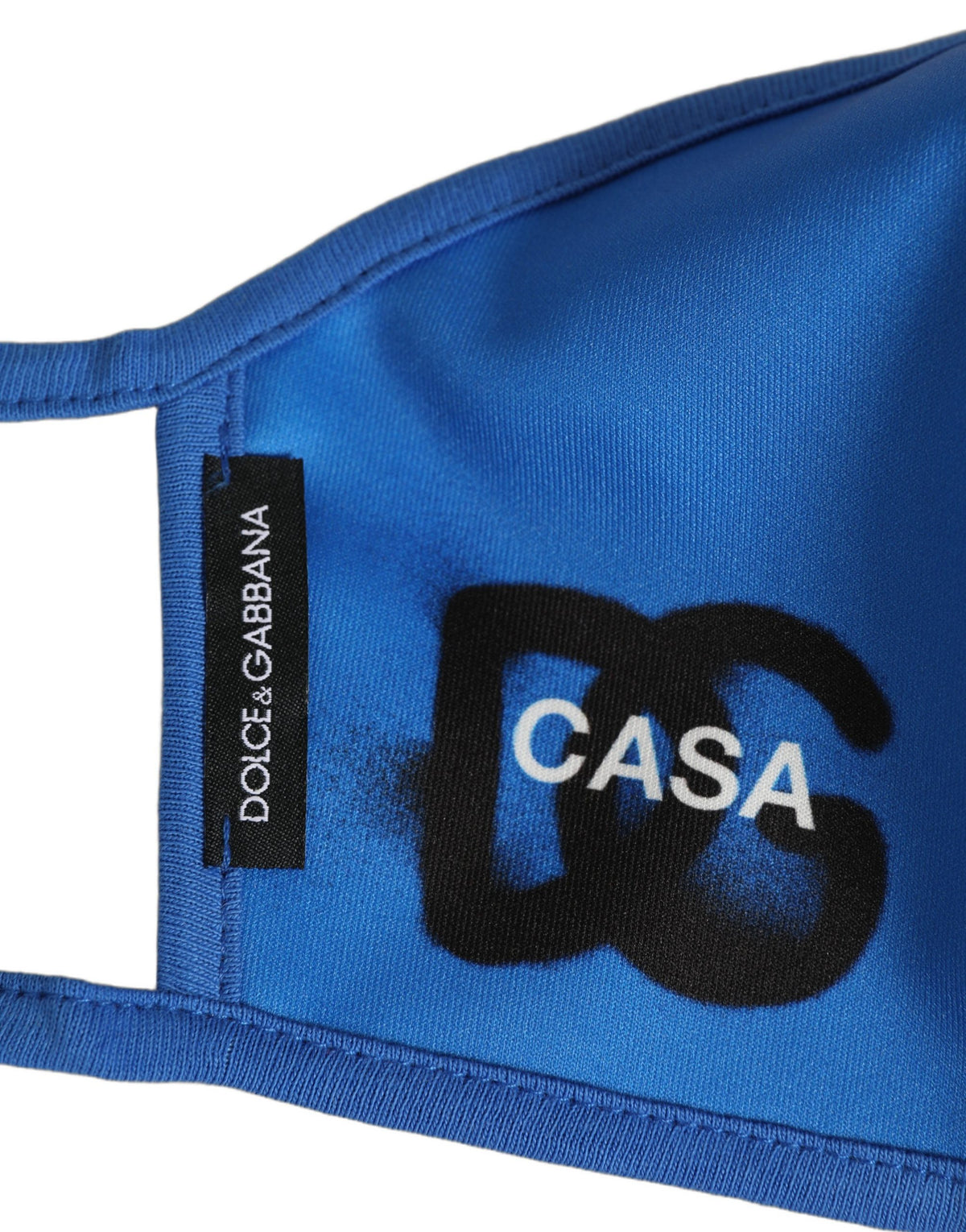Dolce & Gabbana Blue DG CASA Logo Elastic Ear Strap Face Mask