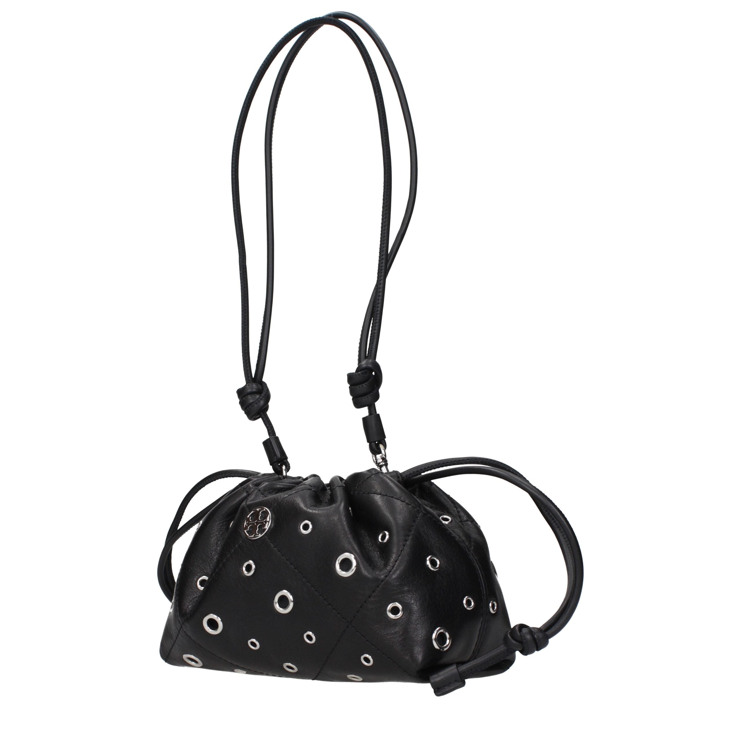 Tory Burch Black Leather Shoulder Bag