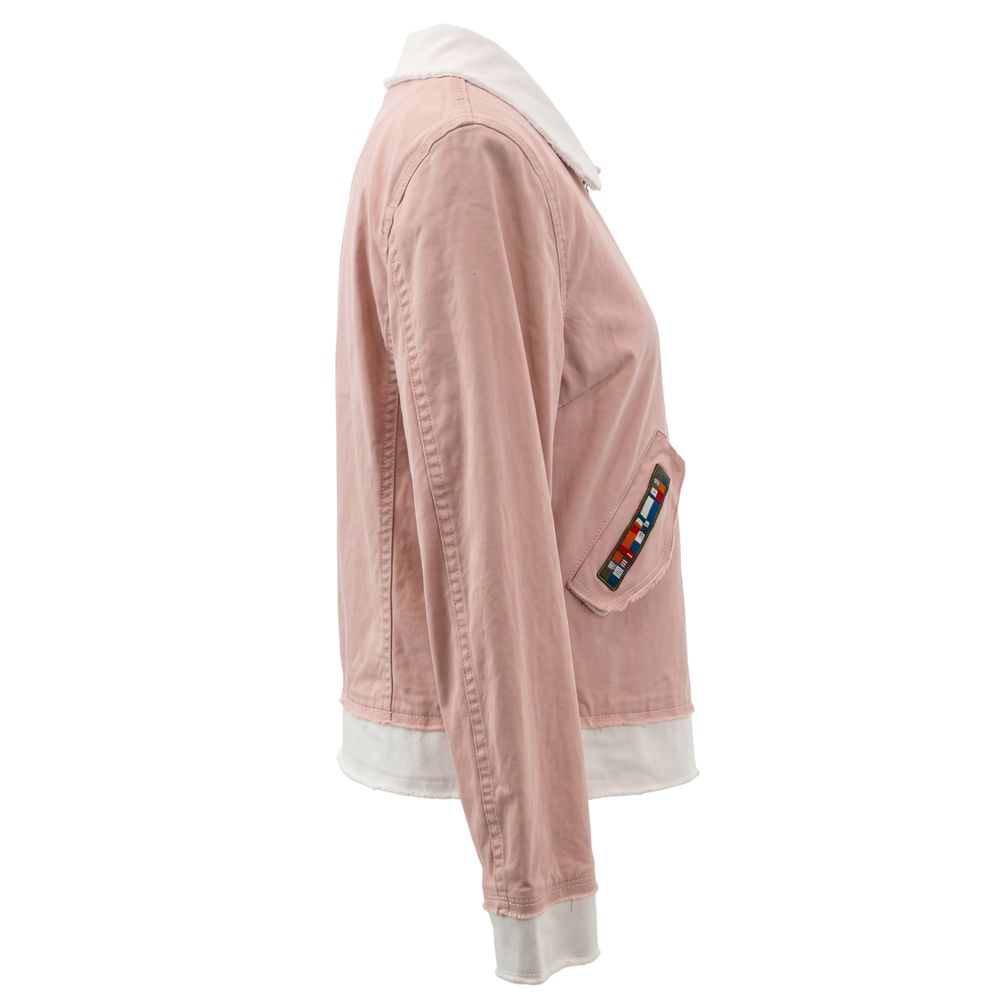 Mr&Mrs Italy Pink Cotton Women's Jacket