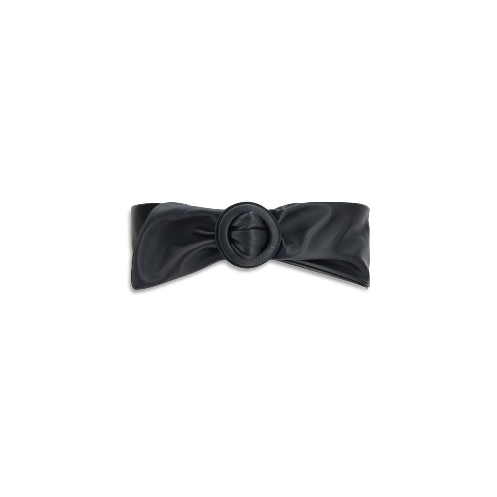 New Jacquemus Black High-Waist Belt