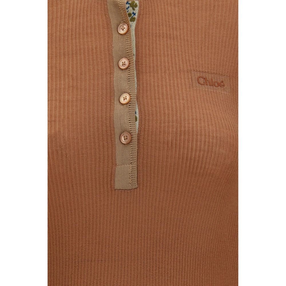 Chloé Beige Wool Oves Aries Shirt