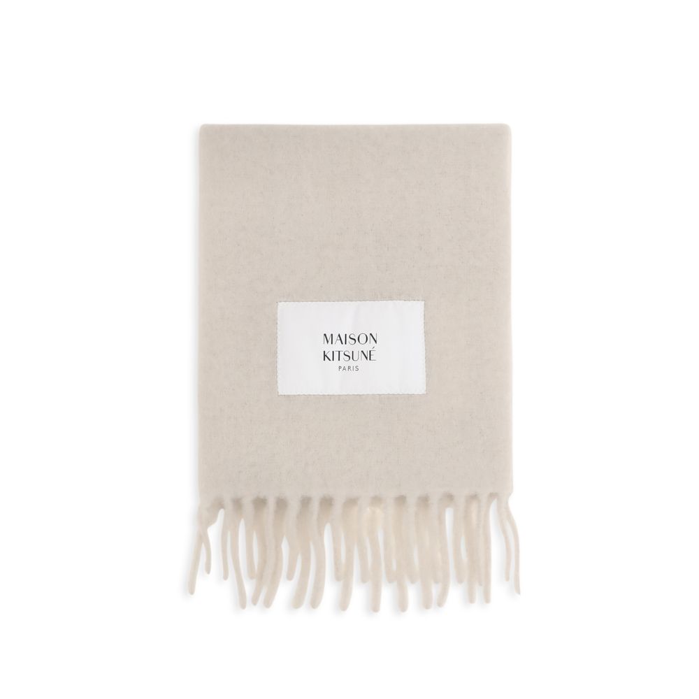 Maison Kitsuné Beige Scarf