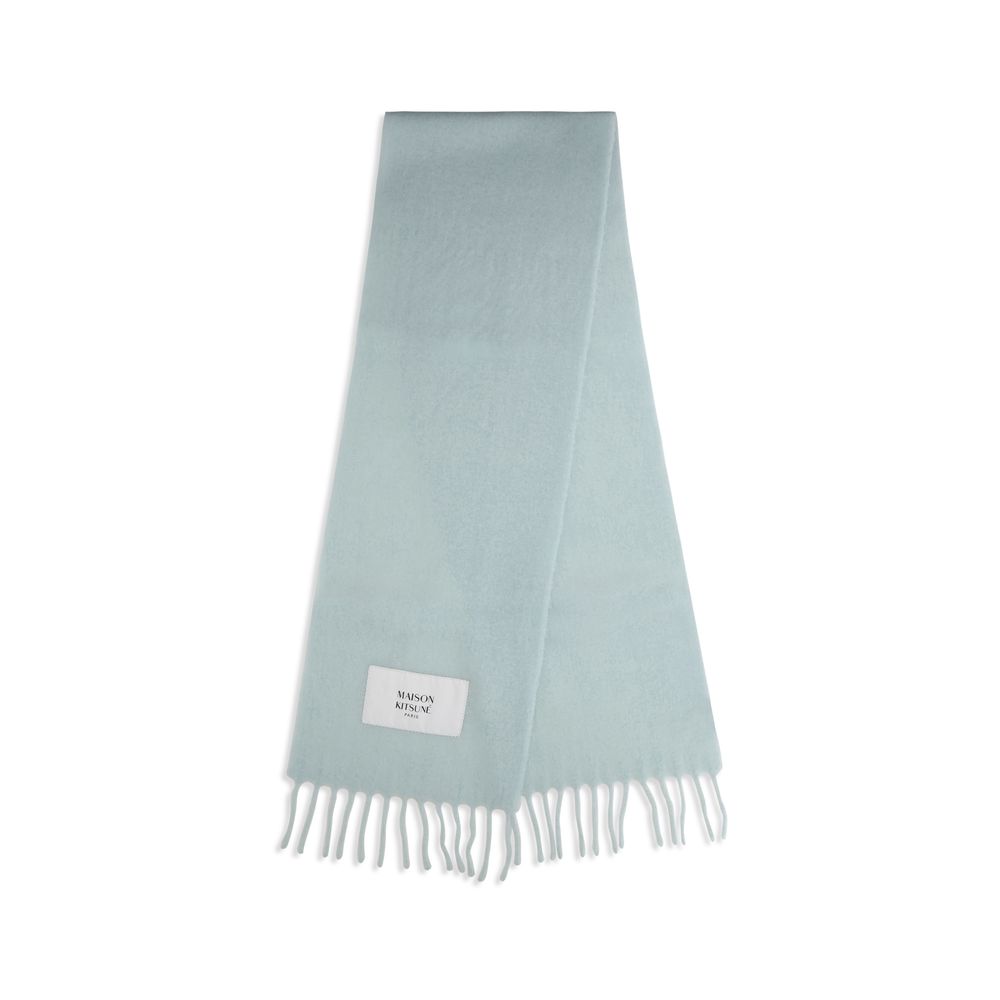 Maison Kitsuné Blue Scarf