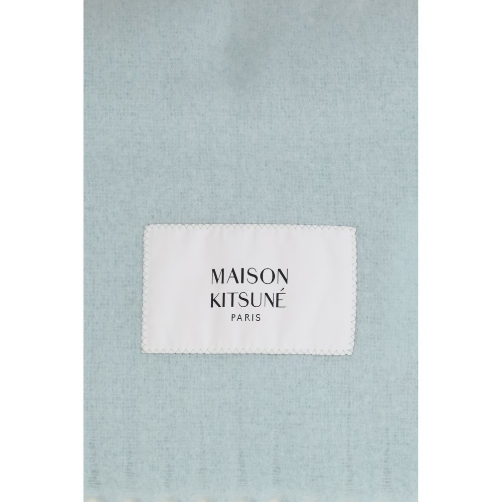 Maison Kitsuné Blue Scarf