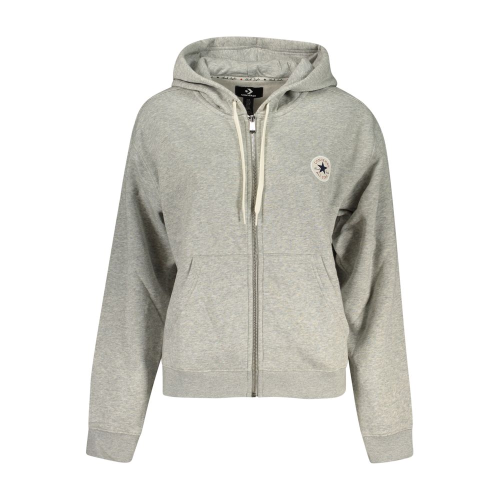 Converse Gray Cotton Womens Sweatshirt