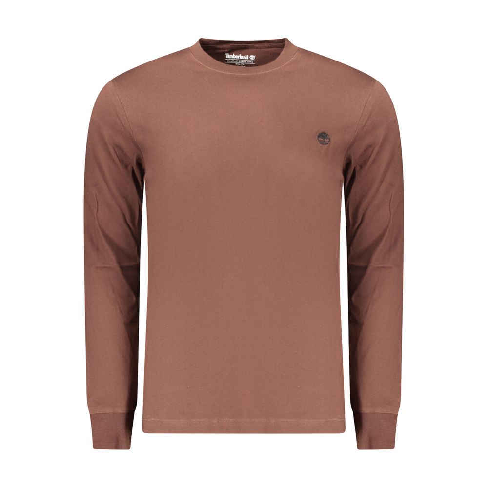 Timberland Brown Cotton Men's T-Shirt