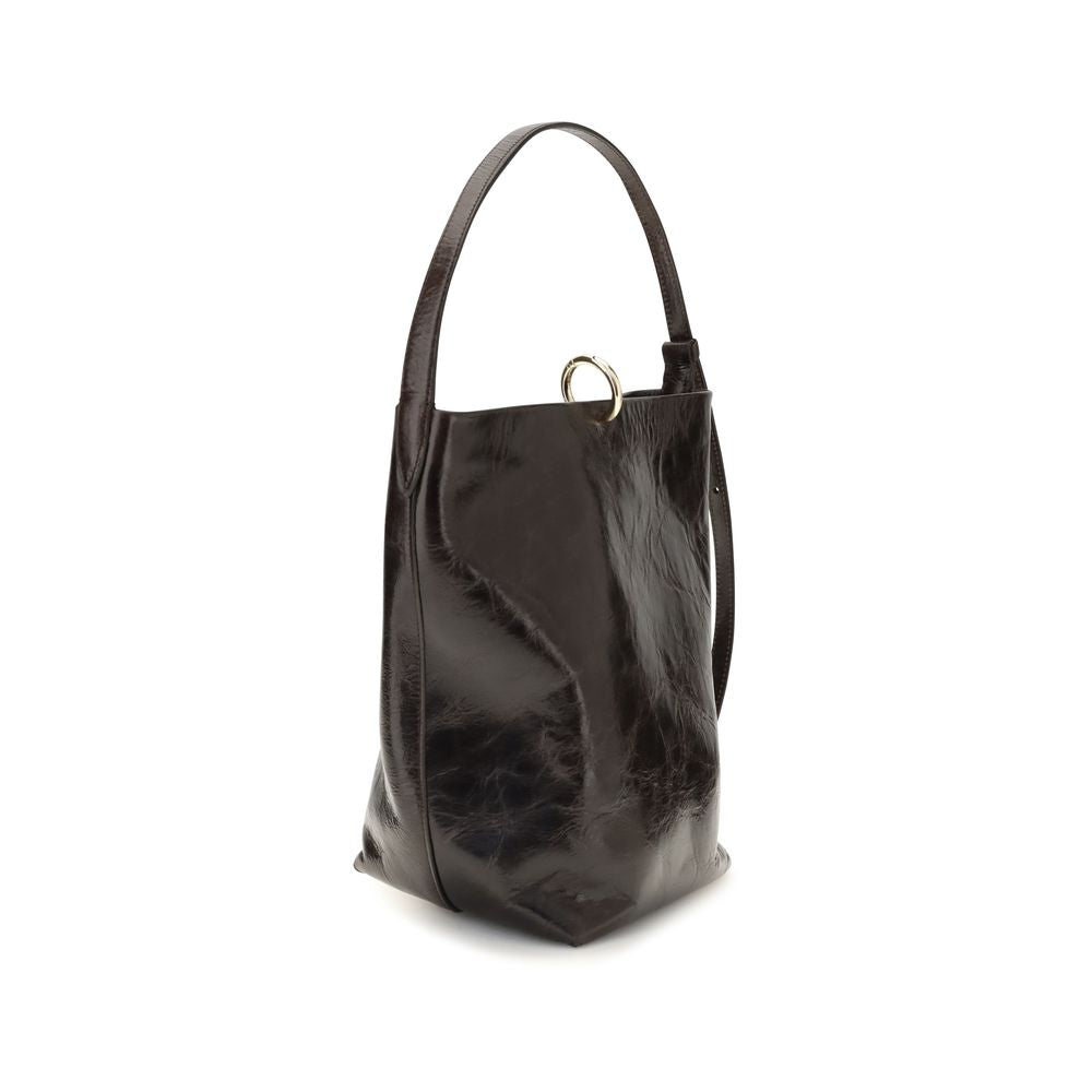 Benedetta Bruzziches Black Leather Backet Bag