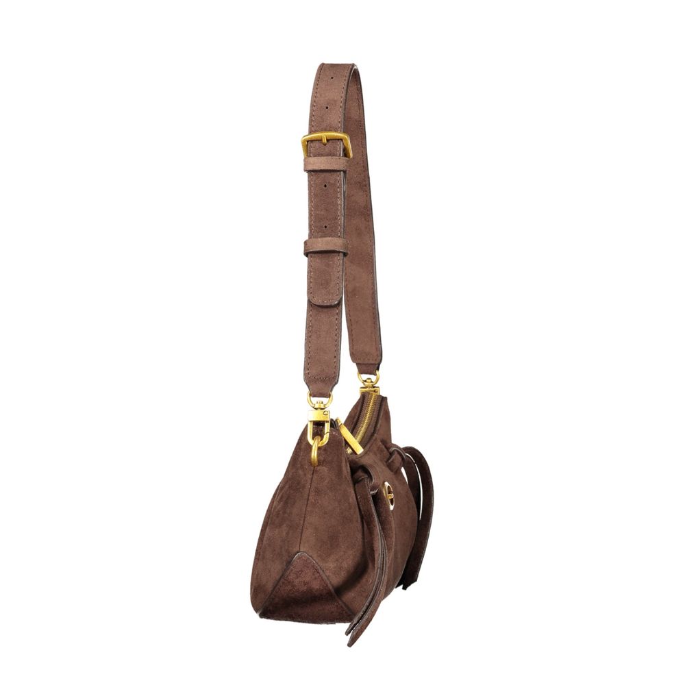 Guess Jeans Marrone Women's Bag With Adjustable Shoulder Handle