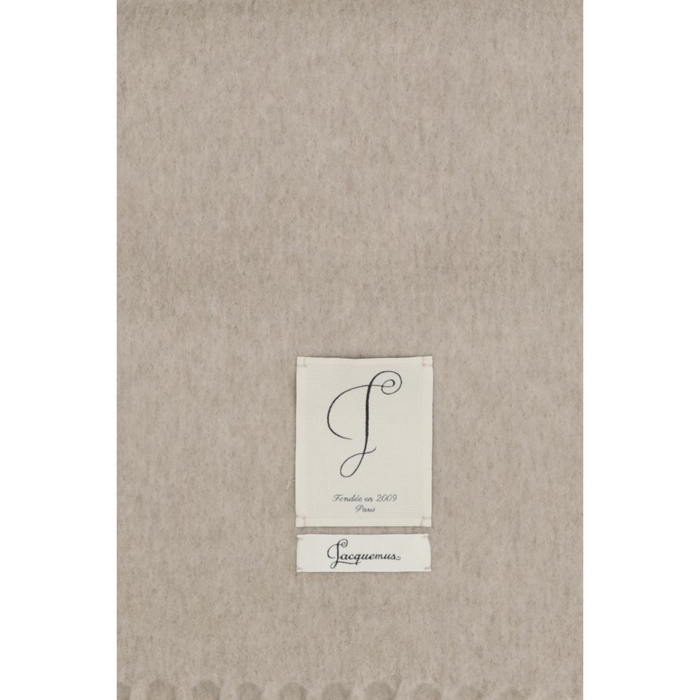 Jacquemus Beige Wool Scarf