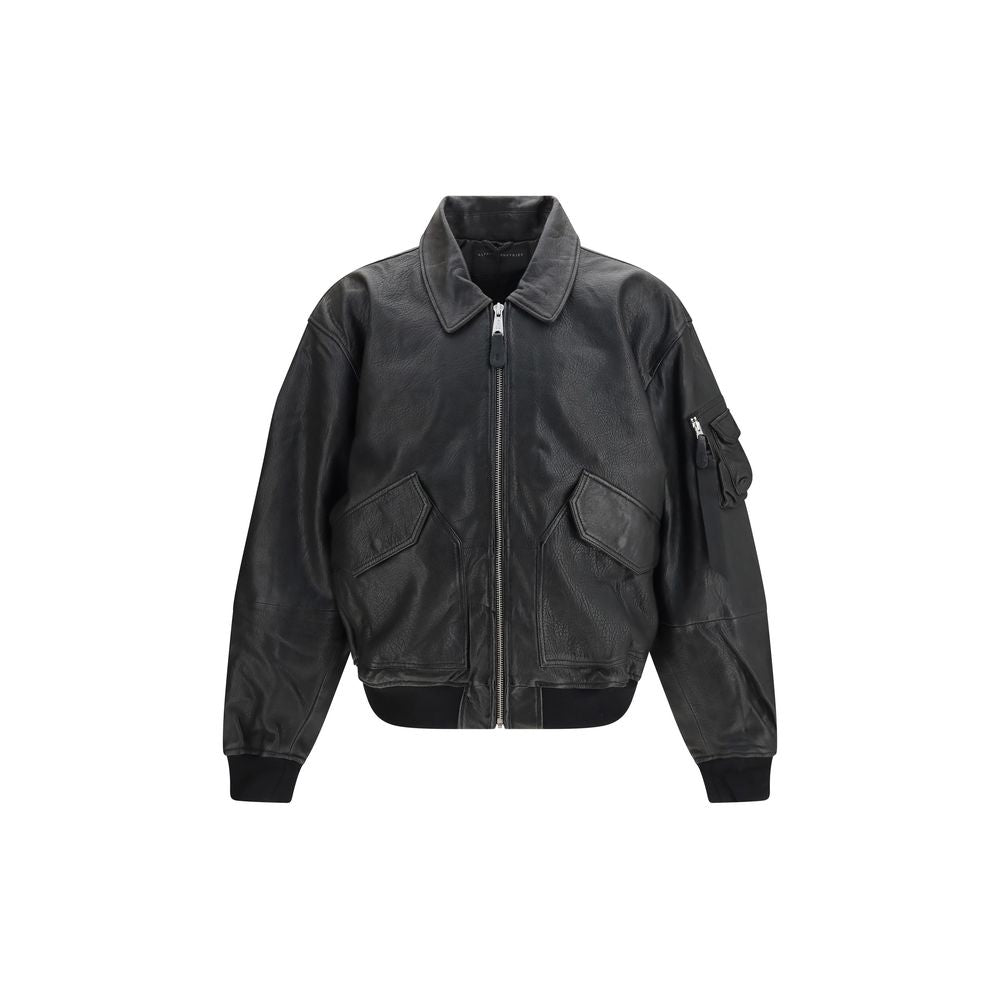 ALPHA INDUSTRIES Black skin Bomber