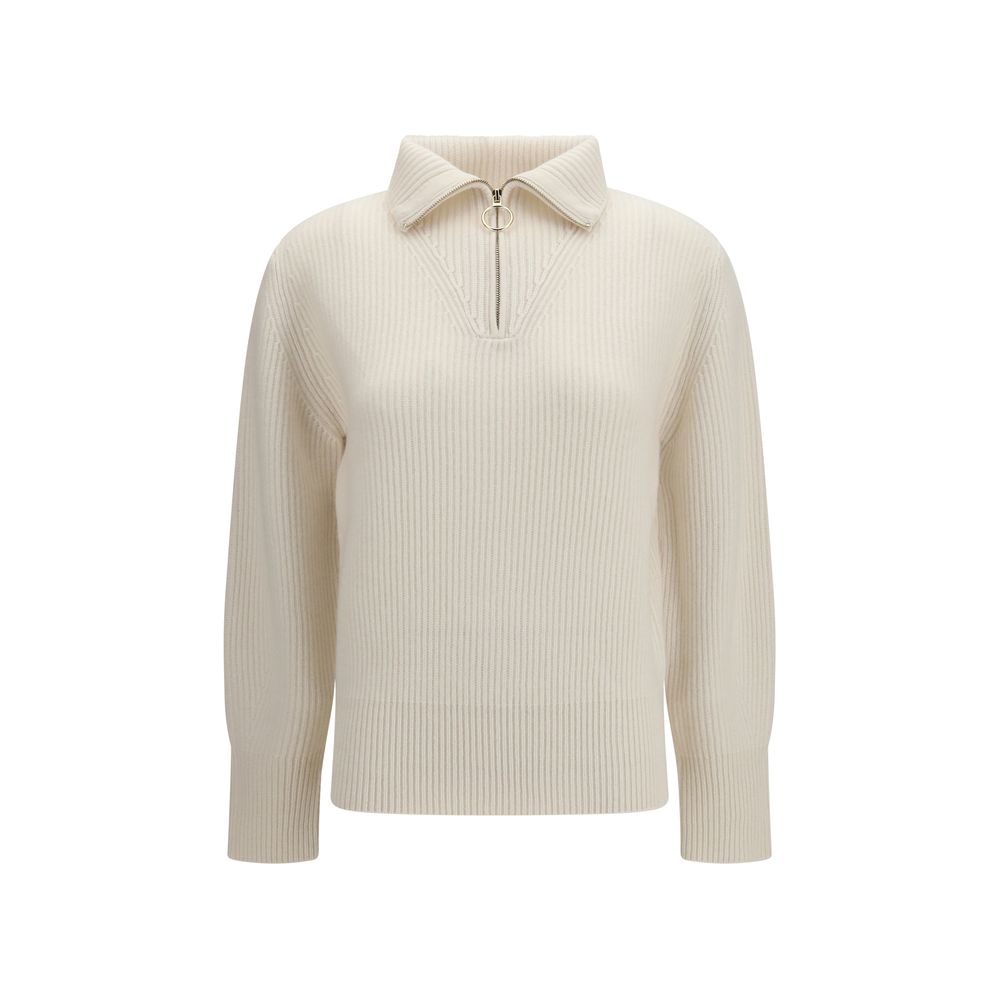Forte_Forte White Wool Sweatshirt