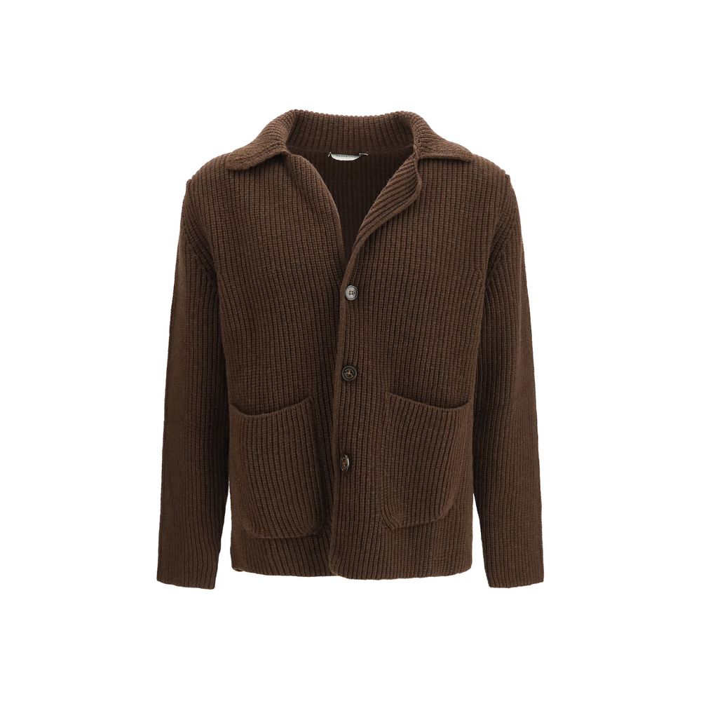 Brooksfield Brown Wool Full-Length Jacket