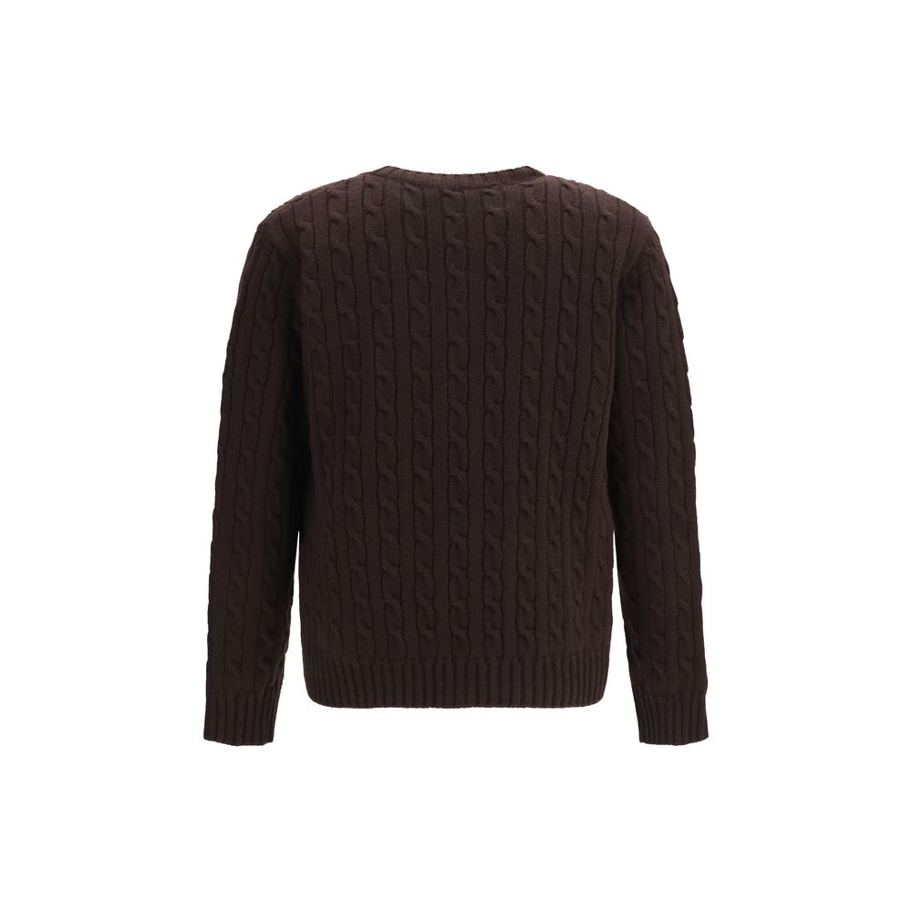 New Valentino Garavani Brown Wool Cardigan