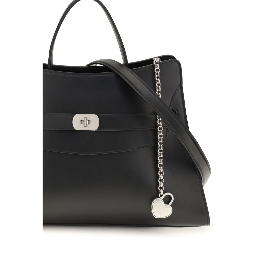 Alexander McQueen Black Leather Shoulder Bag