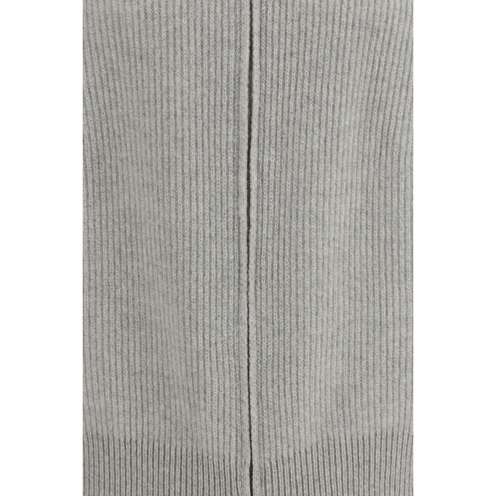 Lardini Gray Wool Sweatshirt