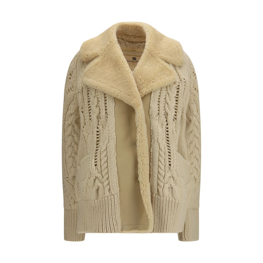 Ermanno Scervino Beige Wool Sweatshirt