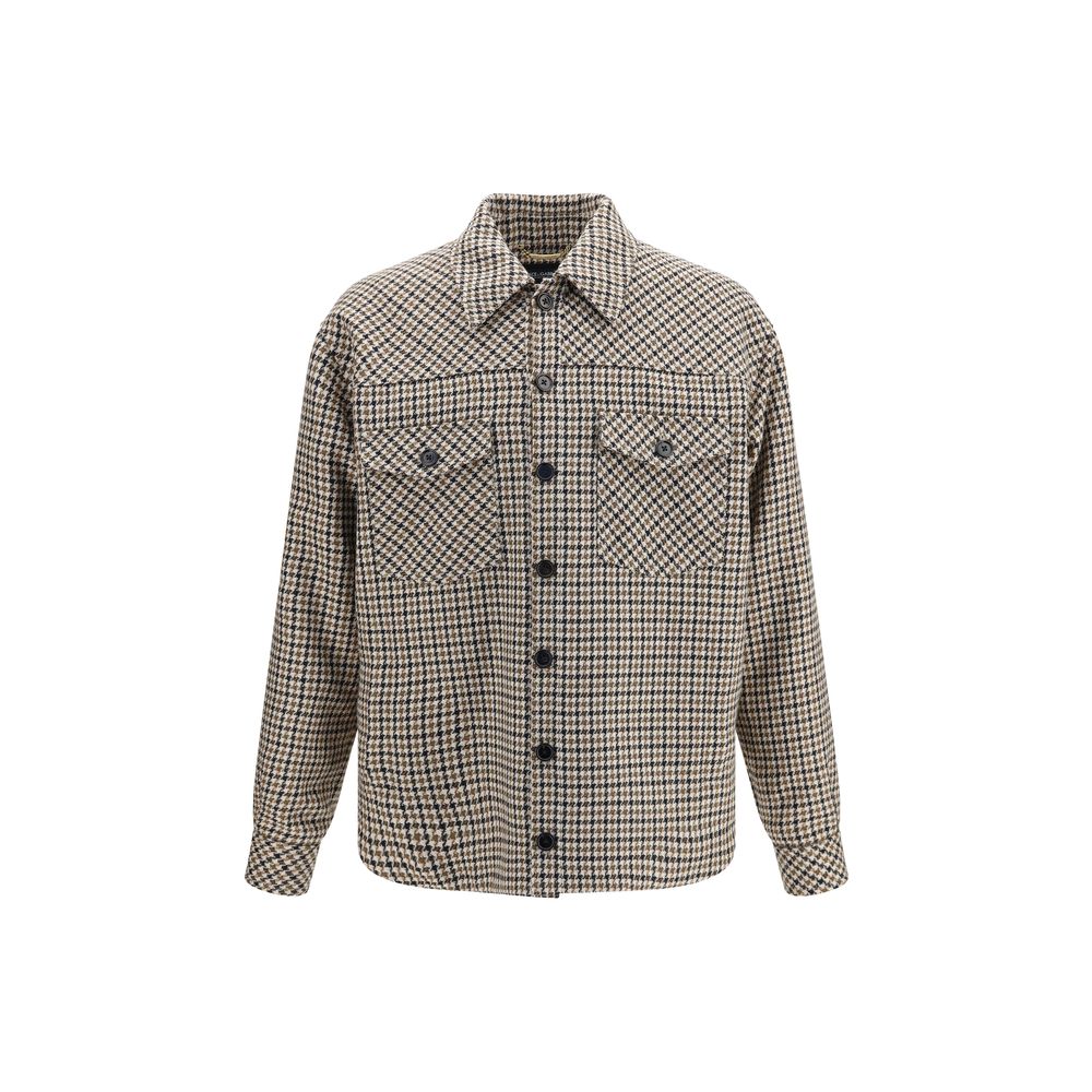 Dolce & Gabbana Brown Wool Full-Length Jacket