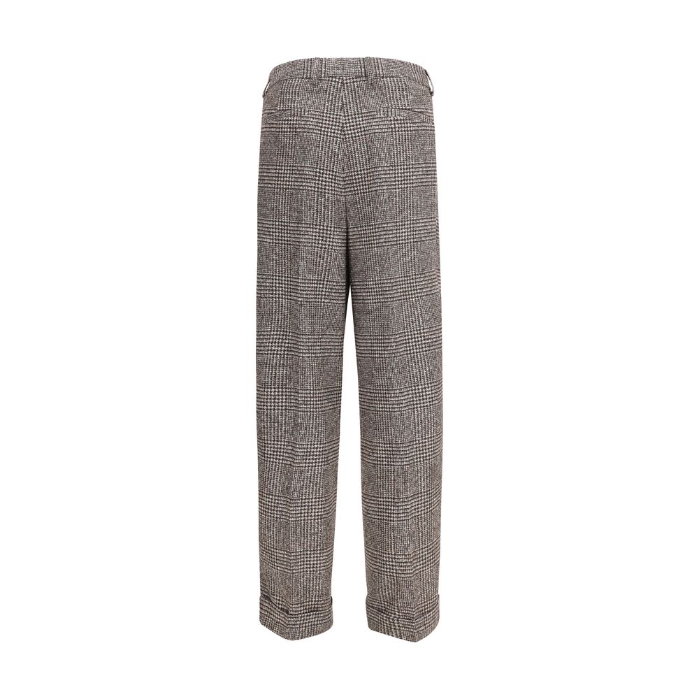 New Dolce & Gabbana Brown Alpaca Vicugna Pacos Pants