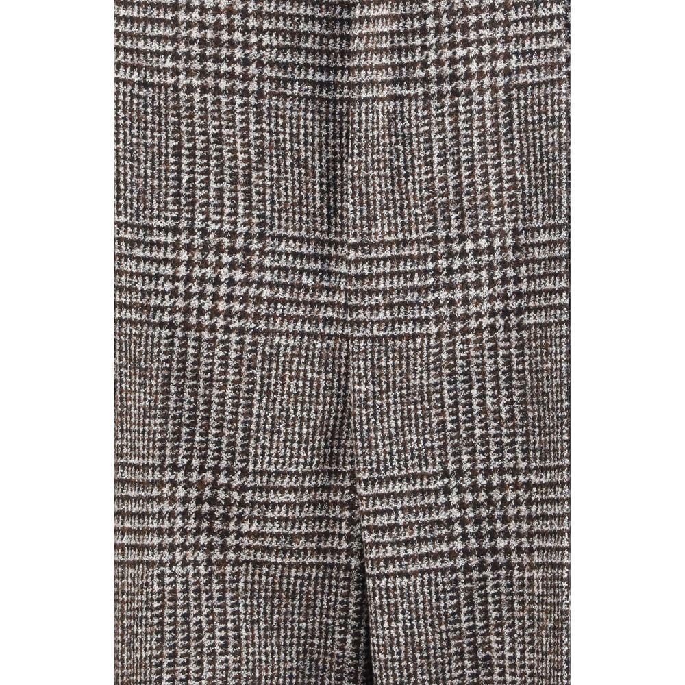 New Dolce & Gabbana Brown Alpaca Vicugna Pacos Pants