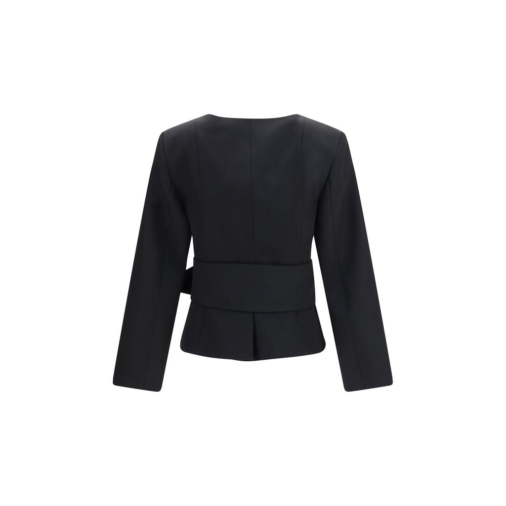 Jacquemus Black Wool Full-Length Jacket