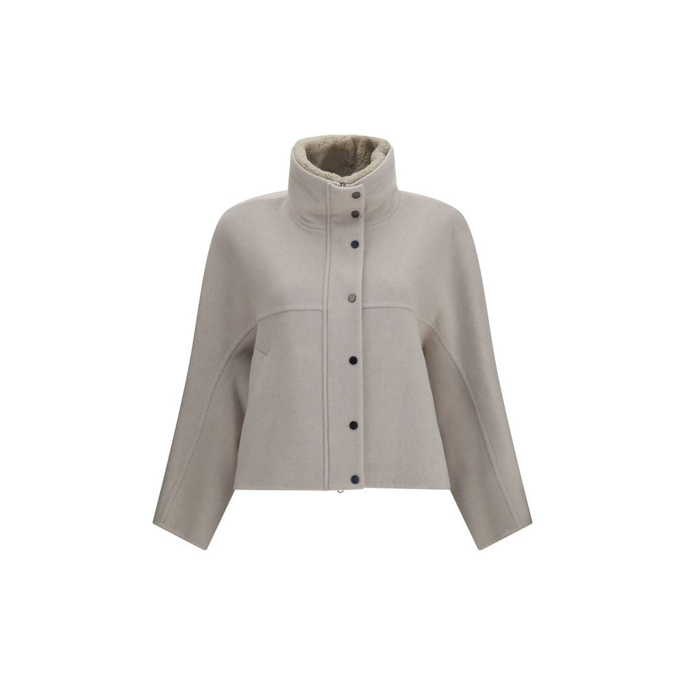 Brunello Cucinelli Gray Wool Jacket