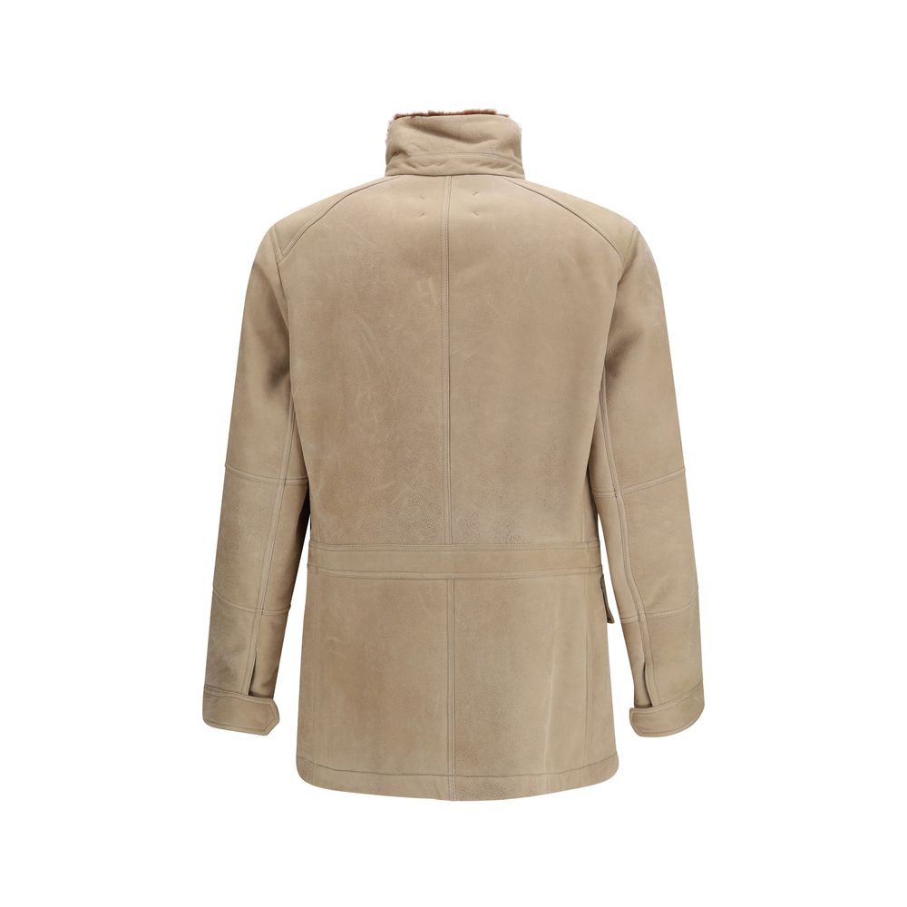 Brunello Cucinelli Beige skin Full-Length Jacket