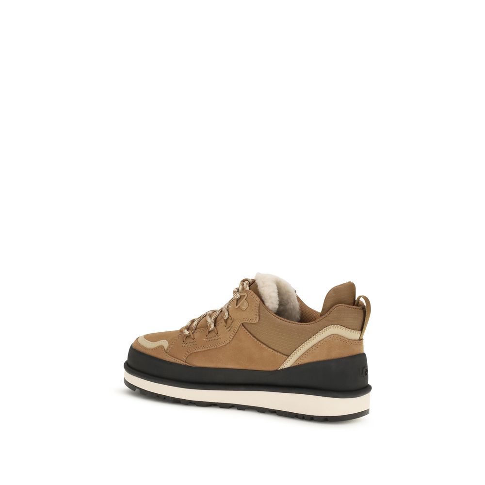 UGG Brown Leather Athletic Sneakers