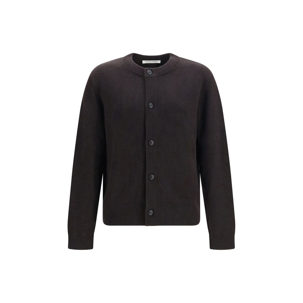 Sunflower Brown Wool Cardigan