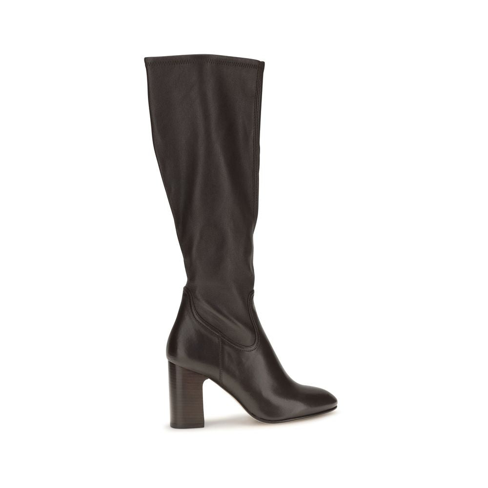 Stuart Weitzman Black Leather High Heel Boots