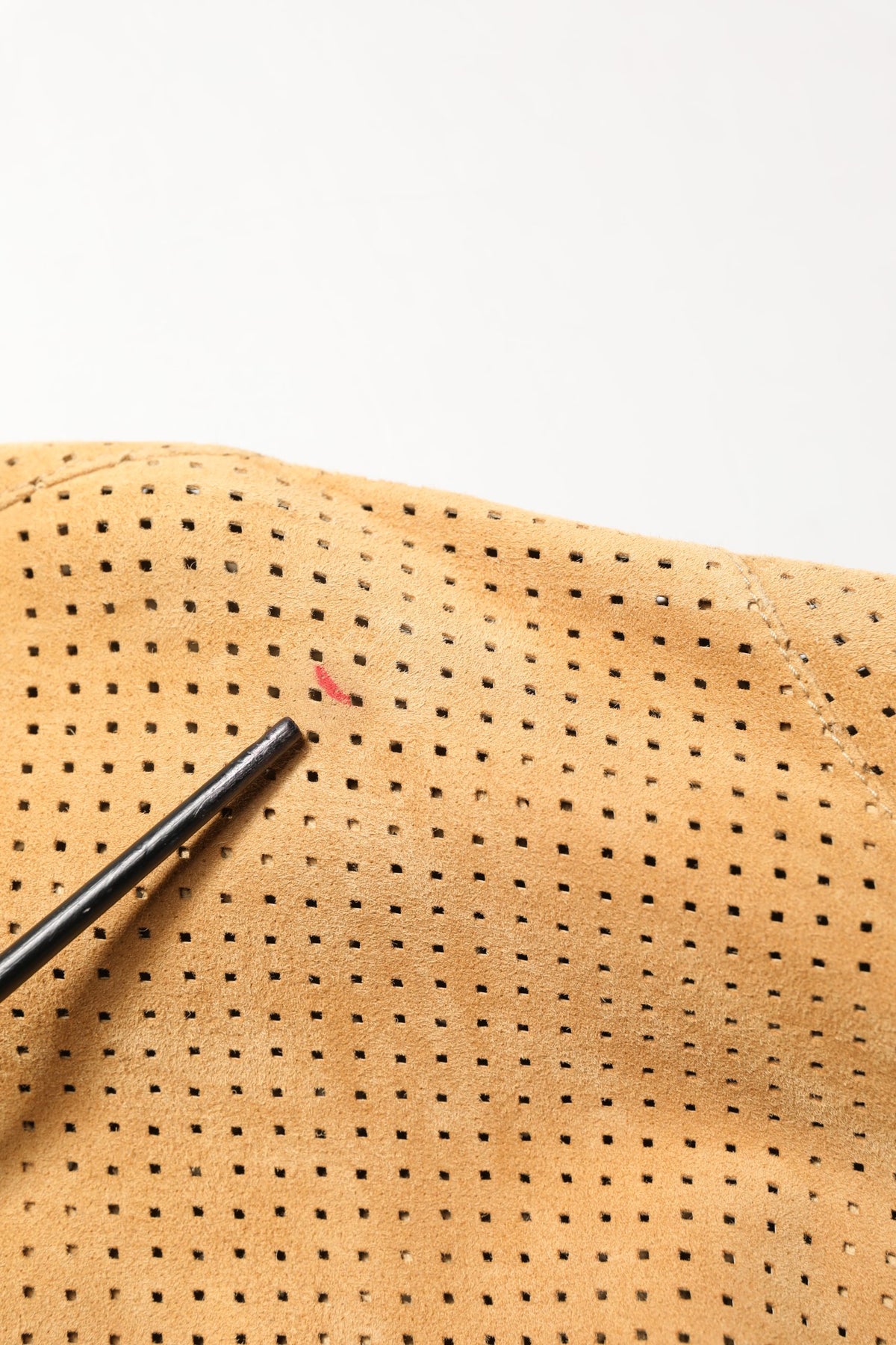 Dolce & Gabbana Beige Leather Perforated Full Zip Men Jacket